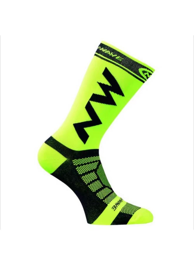 KUYING Fashion Anti Slip Breathable Sports Socks Three Piece Set