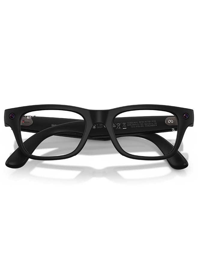 Meta RAY-BAN Blayzer Optics (Gen 2) Universal Fit, Matte Black Frame, Demo Lens - Image 5