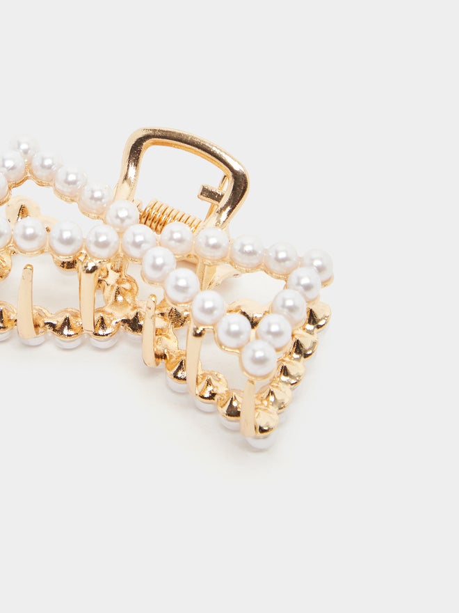 ستايلي مشبك شعر مزين باللؤلؤ - Image 3