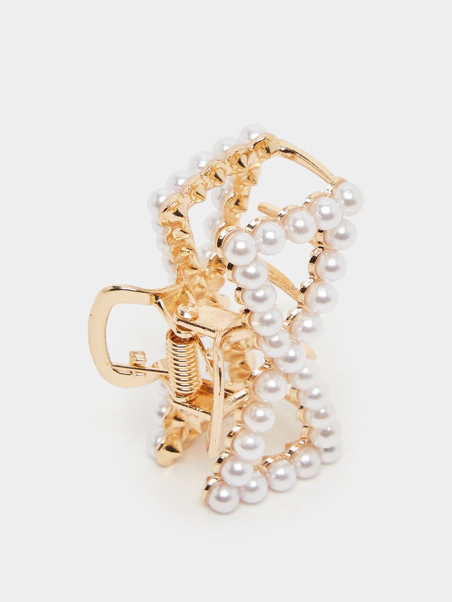 ستايلي مشبك شعر مزين باللؤلؤ - Image 2