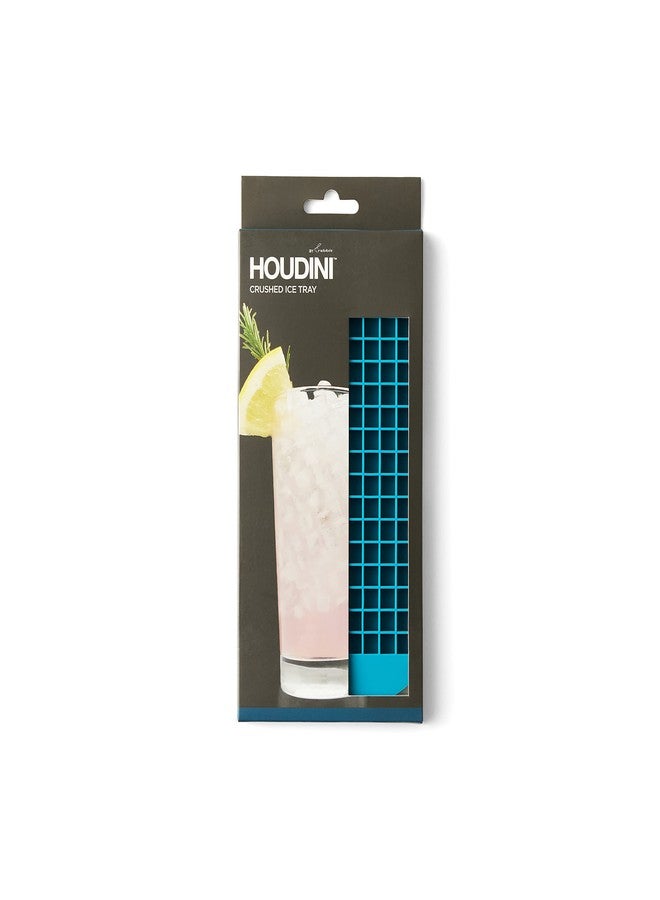 Houdini Crushed Ice Cubes Tray, Produces 160 Mini Cubes, Blue - Image 5