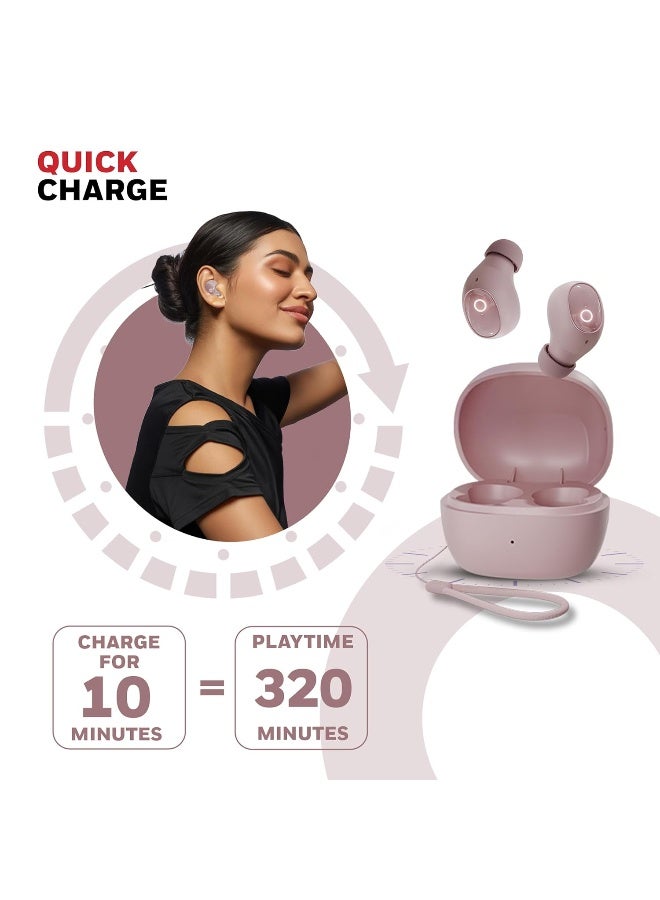 هوني ويل سماعات أذن بلوتوث Honeywell Moxie V1500 TWS مع 48 ساعة من وقت التشغيل، شحن سريع من نوع C، مقاومة للماء IPX4، بلوتوث V5.4، محركات 8mm*2، تحكم باللمس، مساعد صوتي، إلغاء الضوضاء - Image 4