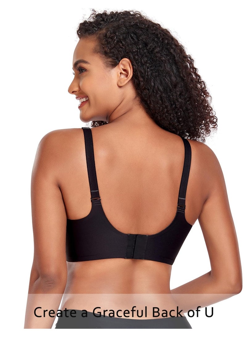 Soft Seamless Wireless Nursing Bra Breastfeeding Bralette with Bra Extender - Image 3