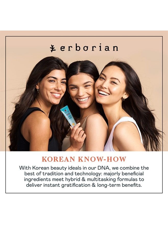 erborian ماء تصحيح اللون CC مع سنتيلا أسياتيكا، دوريه - جل وجه خفيف اللون مع لمسة مضيئة يهدئ ويرطب - مثالي للعناية بالبشرة الكورية - 1.3 أونصة - Image 4
