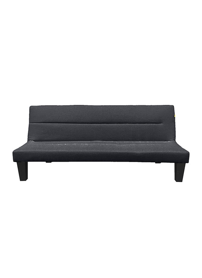 إن - هاوس أسيل | أريكه سرير 2 في 1 من المخمل 28x182x108 cm- رمادي غامق  - Image 4