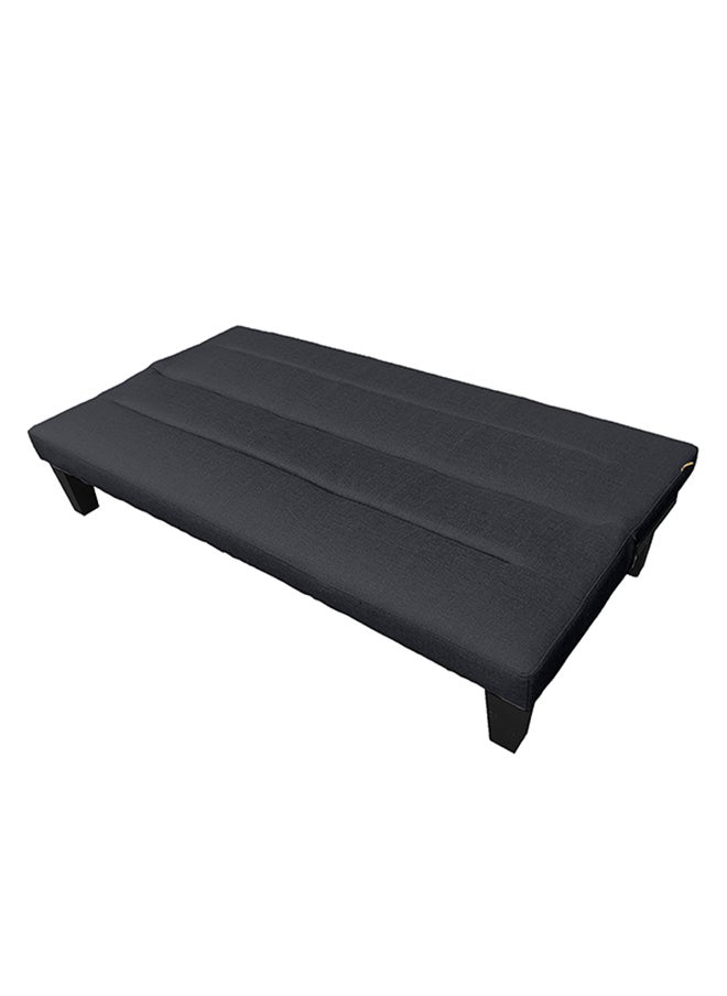 إن - هاوس أسيل | أريكه سرير 2 في 1 من المخمل 28x182x108 cm- رمادي غامق  - Image 3