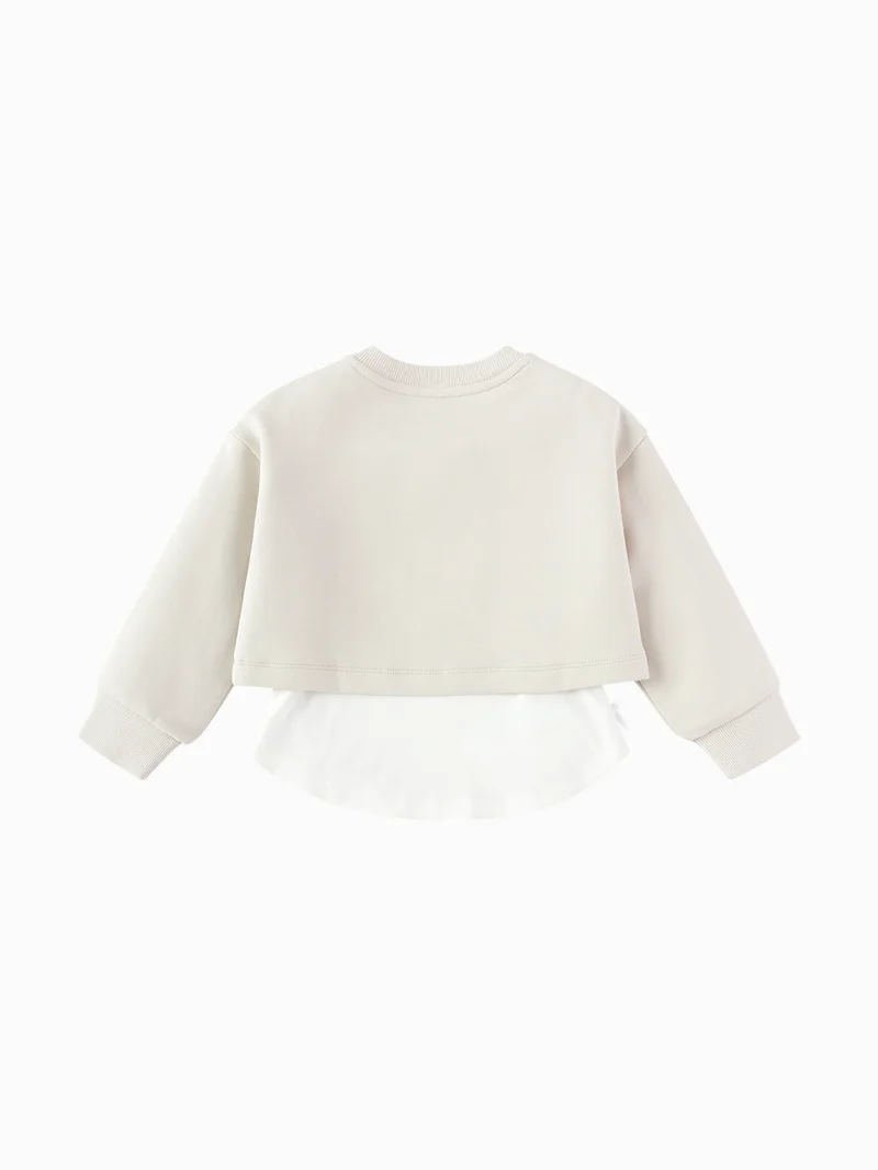 Balabala Toddler Girl Round neck sweatshirt
