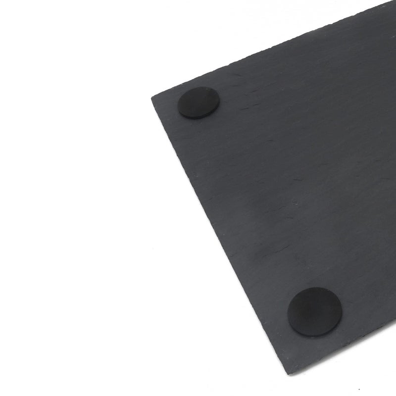 JIHAQUA Slate Tiles for Reptiles, Food Bowl Dish Feeding Slate Tortoise Habitat Accessories for Reptiles Tank (40 x 25 cm) - Image 4