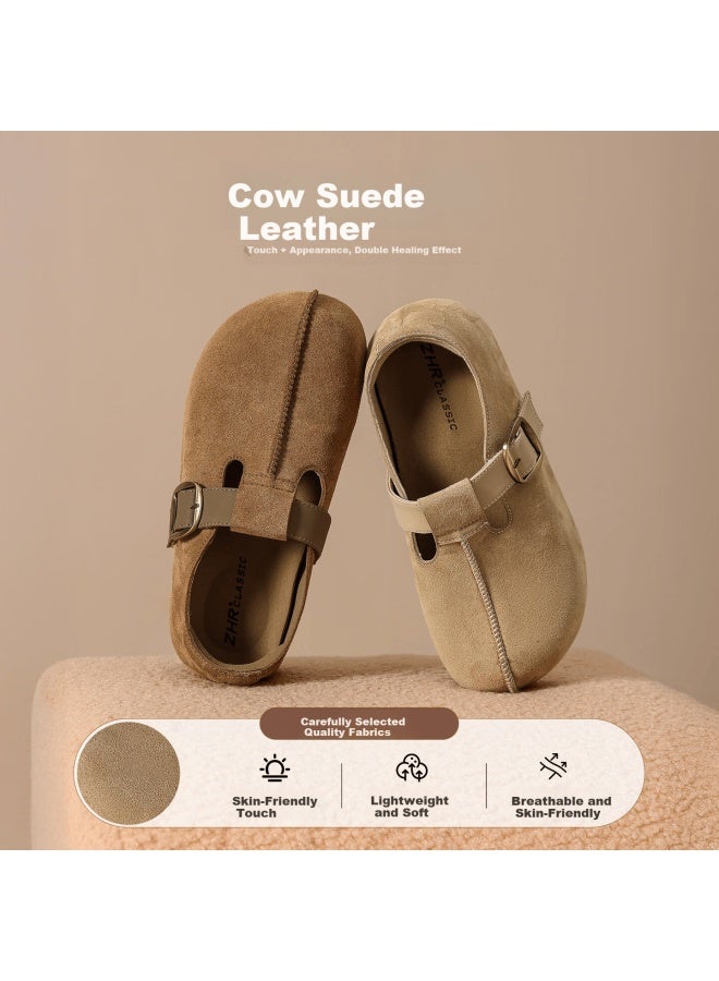 Zhr Zezer Women's Height Increasing Birkenstock Shoes Capybara Casual Women's Shoes Spring Autumn Lightweight Casual Flats Jt191 Kauri 39 - Image 4