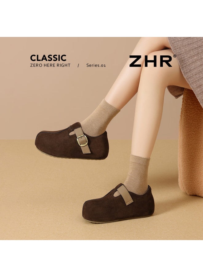 Zhr Zezer Women's Height Increasing Birkenstock Shoes Capybara Casual Women's Shoes Spring Autumn Lightweight Casual Flats Jt191 Kauri 39 - Image 2