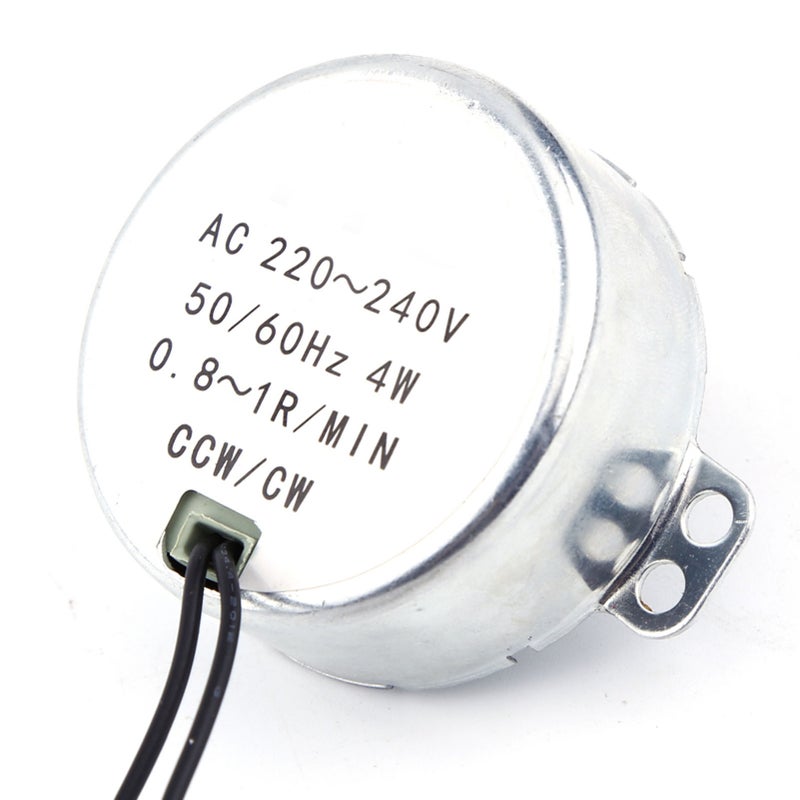 1pc 220-240V AC Synchronous Motor Geared Motor 4W CW/CCW(0.8-1RPM) - Image 3
