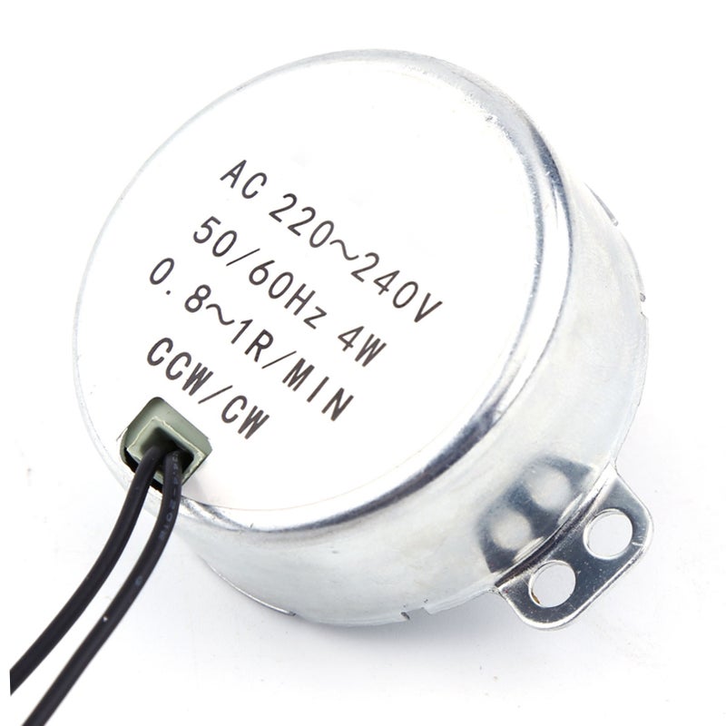 1pc 220-240V AC Synchronous Motor Geared Motor 4W CW/CCW(0.8-1RPM) - Image 4