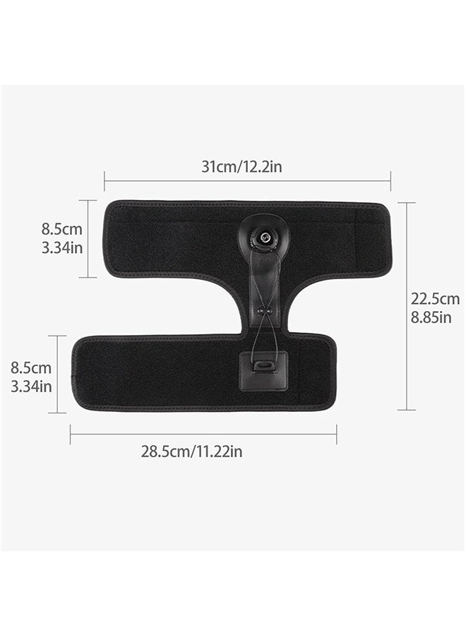 Quantum Plantar Fasciitis Brace Night Splint, Foot Drop AFO Sports Ankle Protection Adjustable Support Velcro, Drop Foot Orthopedic Brace Adjustable Rotating Knob Sleep Support for Foot Drop Achilles Tendonitis - Image 2