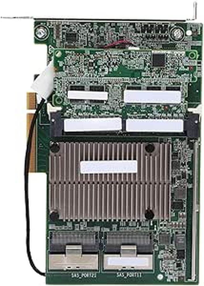بطاقة مجموعة Sas 4 جيجابايت بتقنية Pcie X8 مع منفذين لنقل البيانات عالي السرعة لتخزين Raid - Image 1
