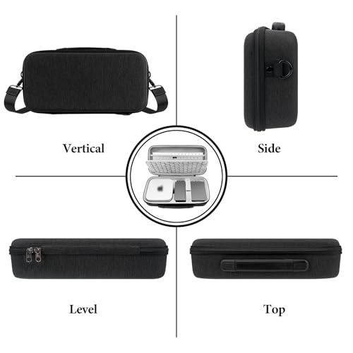 Geekria Desktop Computer Hard Travel Case, Compatible with Apple 2024 Mac mini M4 / Mini M4 Pro, Fit for Magic Keyboard, Mouse, Trackpad and Accessories (Dark Gray) - Image 4