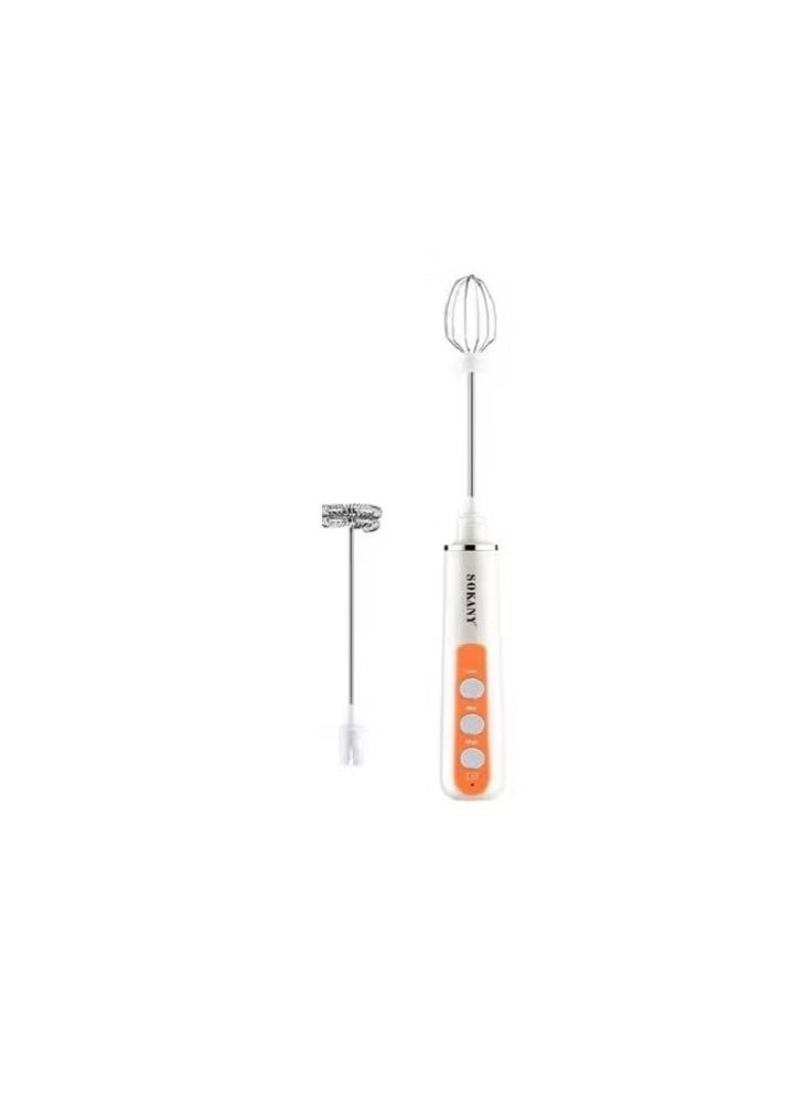 sokany SK-02014 USB Frother (Hand Stick Mixer & Egg Beater) Multicolour - Image 1