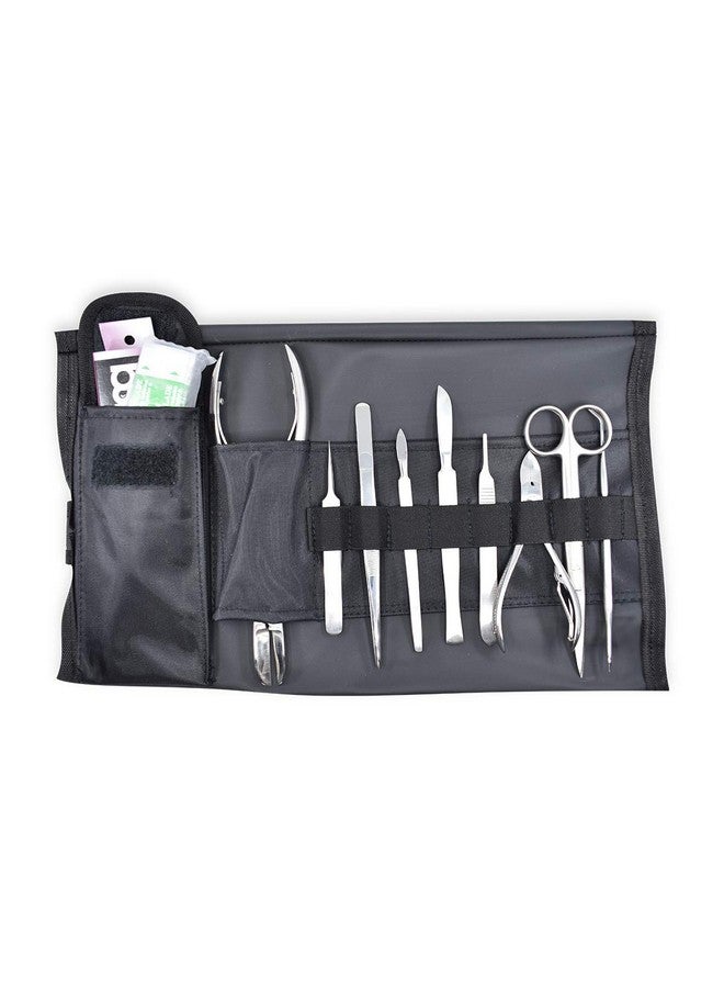 DR Instruments 10FK Ultimate Coral Fragging and Coral Propagation Kit for Reef Hobbyists - 19 Pcs, Rollup case, Stainless Steel Instruments - Image 1