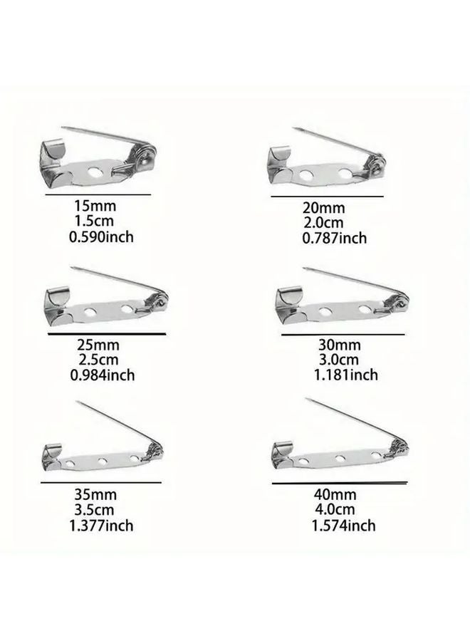 100pcs Steel Safety Pins 15mm with Hole for Easy Attachment Locking Pins - Image 5