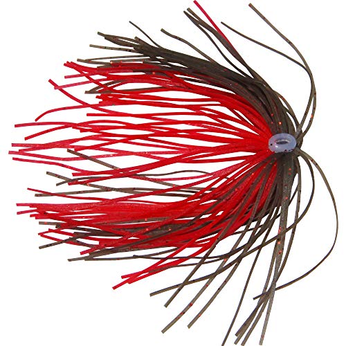 Shaddock Fishing Silicone Jig Skirts DIY Rubber Fishing Jig Lures 12 Bundles 50 Strands Fishing Bait Accessories Spinnerbaits Buzzbaits Spoon Blade Squid Skirt Replacement Part, Fly Tying Material Color Random - Image 3
