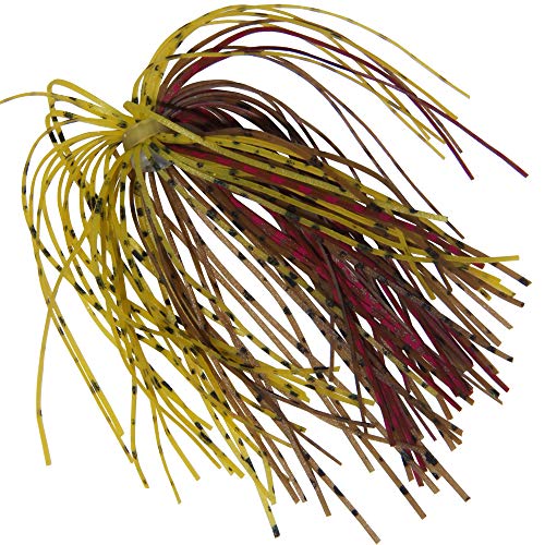 Shaddock Fishing Silicone Jig Skirts DIY Rubber Fishing Jig Lures 12 Bundles 50 Strands Fishing Bait Accessories Spinnerbaits Buzzbaits Spoon Blade Squid Skirt Replacement Part, Fly Tying Material Color Random - Image 4