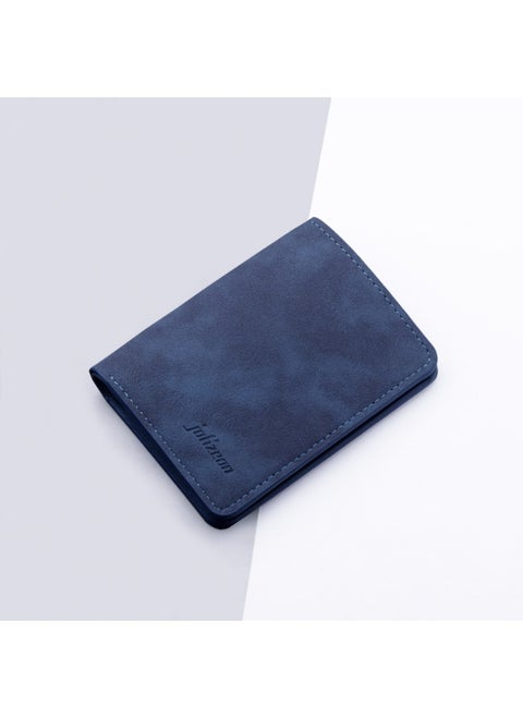 Mini Wallet Slim Multi-Card Holder Men1021 vertical 5 card dark blue 1021 vertical 5 card dark blue