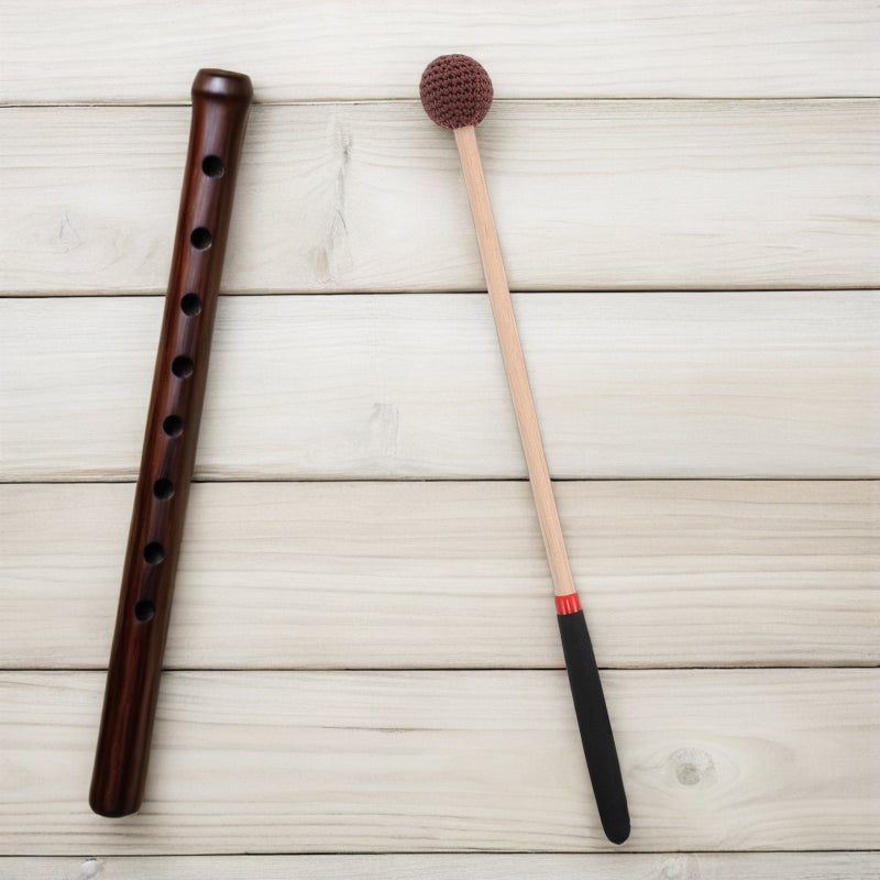 Glockenspiel Mallets Wood Handle Nylon Steel Tongue Drum Rods For Ethereal Drum And Music Classes - Image 5