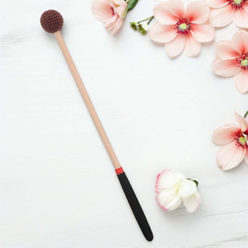 Glockenspiel Mallets Wood Handle Nylon Steel Tongue Drum Rods For Ethereal Drum And Music Classes - Image 2