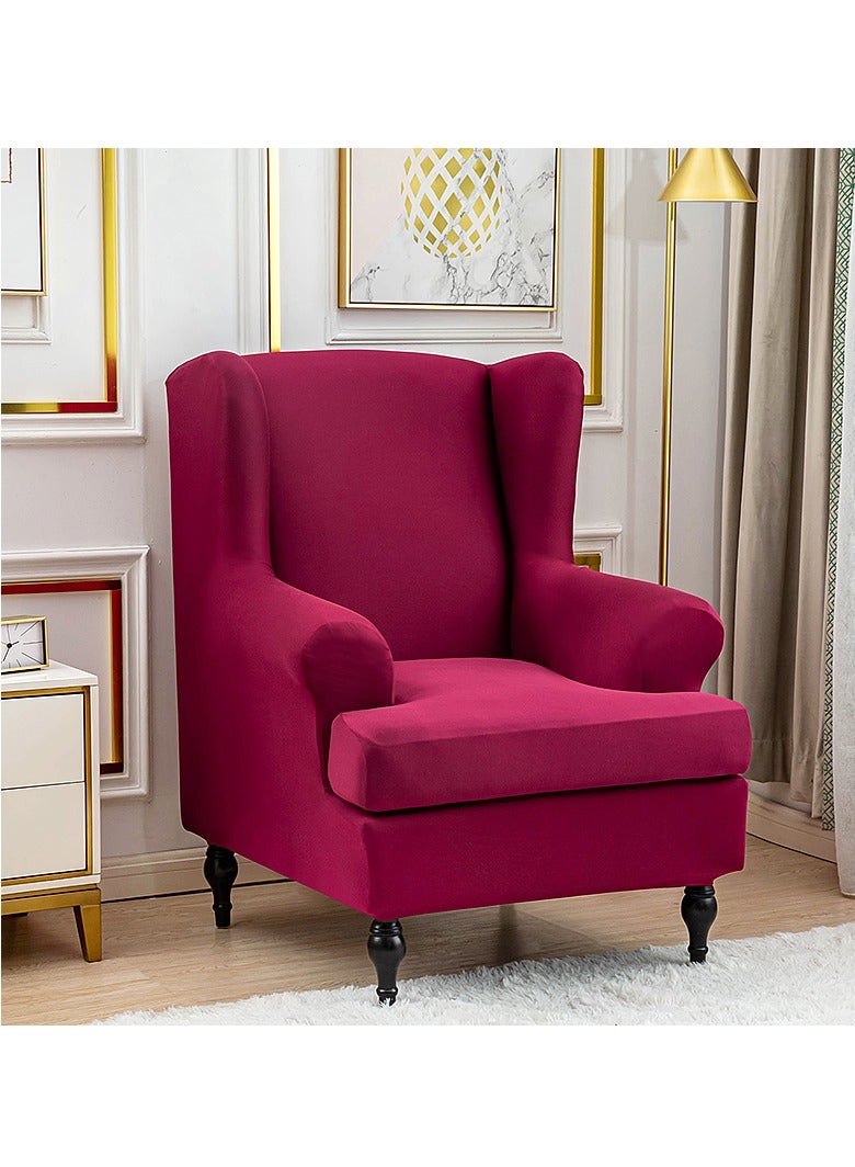 DUNISO Recliner sofa cover, high elasticity armrest chair cover, fully wrapped tiger stool cover, furniture protection cover, single sofa cover, split design, universal for all seasons - Image 2