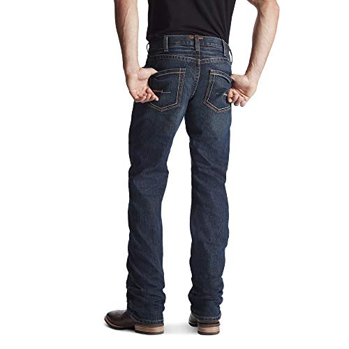 ARIAT Men’s Rebar M5 Straight DuraStretch Basic Stackable Straight Leg Jean - Image 3