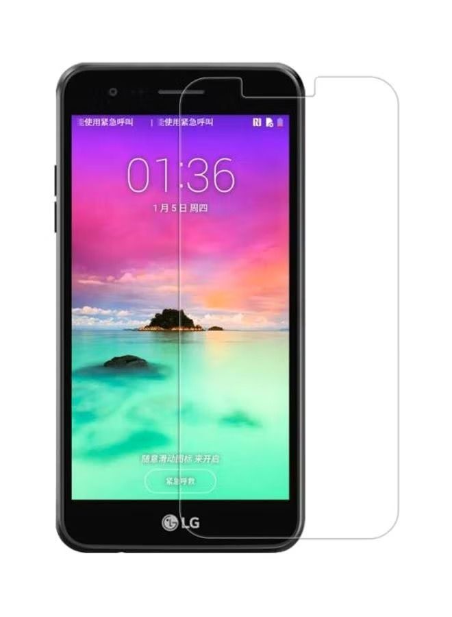 إيف واقي شاشة من الزجاج المقوى لهاتف إل جي K10 شفاف