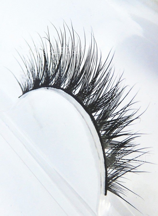 YABINA 1 Pairs Box Long Cross Mink Makeup Natural 3D Fake Thick Black False Eyelashes 008 - Image 4