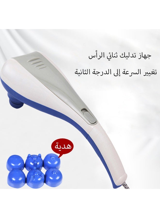 أولسنمارك جهاز تدليك الظهر، جهاز تدليك بالضغط بالإصبع مخصص لعضلات الرقبة والظهر والكتفين والقدمين والساقين، يعمل بتقنية التدليك ثلاثي الأبعاد للأنسجة العميقة، وهو جهاز تدليك كهربائي محمول باليد فائق الهدوء، يساعد على تخفيف آلام الظهر والرقبة، ويُعد هدية لطيفة يمكن تقديمها للأصدقاء والأحبة - Image 1