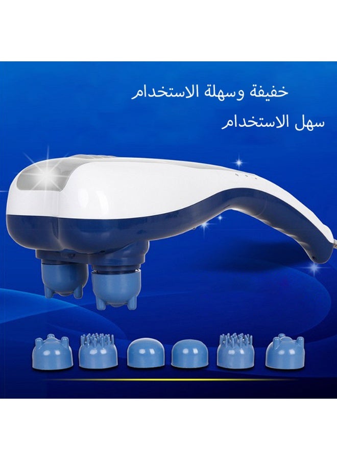 أولسنمارك جهاز تدليك الظهر، جهاز تدليك بالضغط بالإصبع مخصص لعضلات الرقبة والظهر والكتفين والقدمين والساقين، يعمل بتقنية التدليك ثلاثي الأبعاد للأنسجة العميقة، وهو جهاز تدليك كهربائي محمول باليد فائق الهدوء، يساعد على تخفيف آلام الظهر والرقبة، ويُعد هدية لطيفة يمكن تقديمها للأصدقاء والأحبة - Image 3