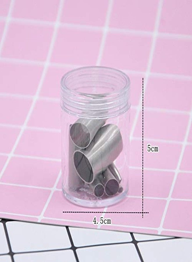 تيج قاطع ثقوب الطين من Tegg، 7 قطع من الفولاذ المقاوم للصدأ، ثقب دائري مجوف، مثقب طين، أداة ثقب قوالب الفخار - Image 5