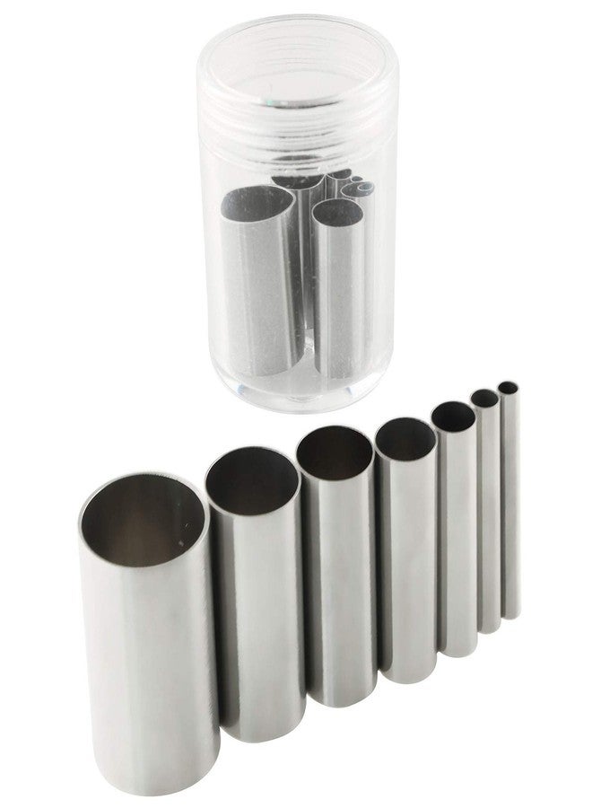 تيج قاطع ثقوب الطين من Tegg، 7 قطع من الفولاذ المقاوم للصدأ، ثقب دائري مجوف، مثقب طين، أداة ثقب قوالب الفخار - Image 1