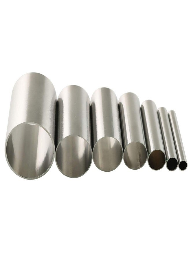 تيج قاطع ثقوب الطين من Tegg، 7 قطع من الفولاذ المقاوم للصدأ، ثقب دائري مجوف، مثقب طين، أداة ثقب قوالب الفخار - Image 3