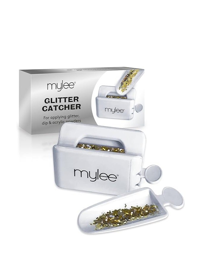 mylee Glitter Catcher Two Tray Design for Applying Glitter Dip and Acrylic Powder Nail Dipping Recycling Tool Vegan and Cruelty Free - Image 1