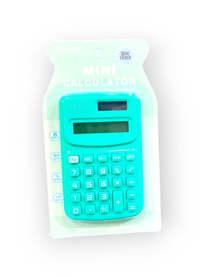 Generic "Mini 8 Digit Calculator - Blue Pocket Calculator with Large Display" 
