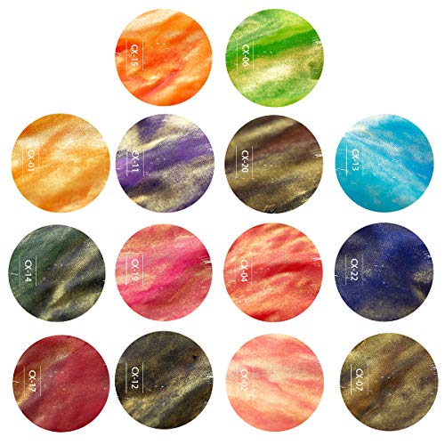 AXEARTE Glass Dip Calligraphy Pen Set, 18-Pieces 14 Color Inks, Pen Holder, Cleaning Cup, 2 Crystal Glass Pens for Art, Writing, Drawing, Signatures, Gift for Kids and Artist - Image 5