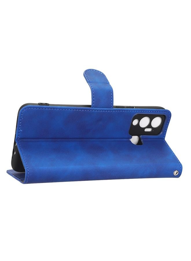 Green Tiger Case For Infinix Hot 12 Play Skin Feel Magnetic Flip Leather Phone Case  - Image 5