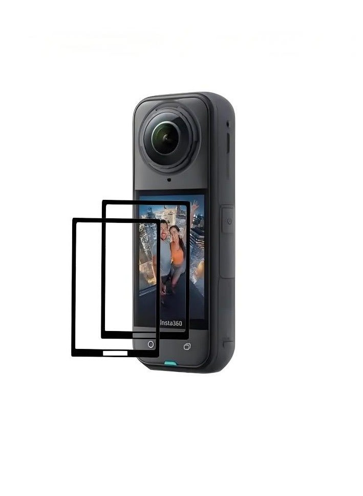 SahlTech 2-Pack Screen Protector for Insta 360 X5/X4 | Tempered Glass, Scratch-Resistant, 0.3mm Thickness, 9H Hardness, Bubble-Free - Image 1