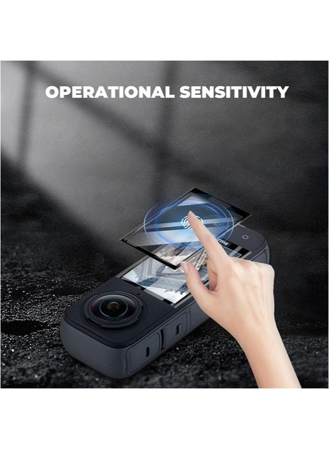 SahlTech 2-Pack Screen Protector for Insta 360 X5/X4 | Tempered Glass, Scratch-Resistant, 0.3mm Thickness, 9H Hardness, Bubble-Free - Image 4