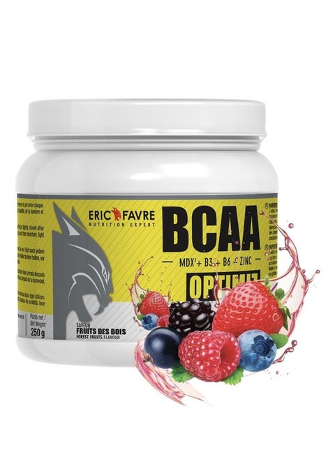 BCAA Optimize MDx+B3+B6+Zinc Forest Fruits 25 doses 250g