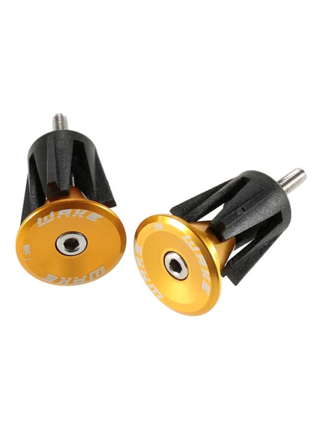 NIBEMINENT 2-Piece Bike Handle Grip End Stopper Set - Image 1