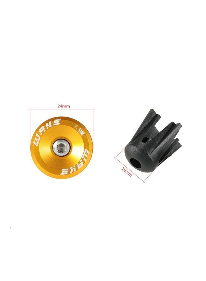 NIBEMINENT 2-Piece Bike Handle Grip End Stopper Set - Image 5