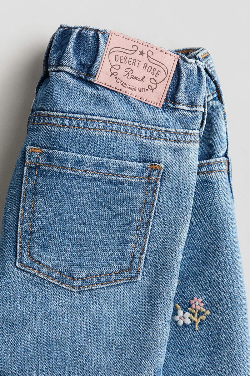 H&M Embroidery-detail jeans