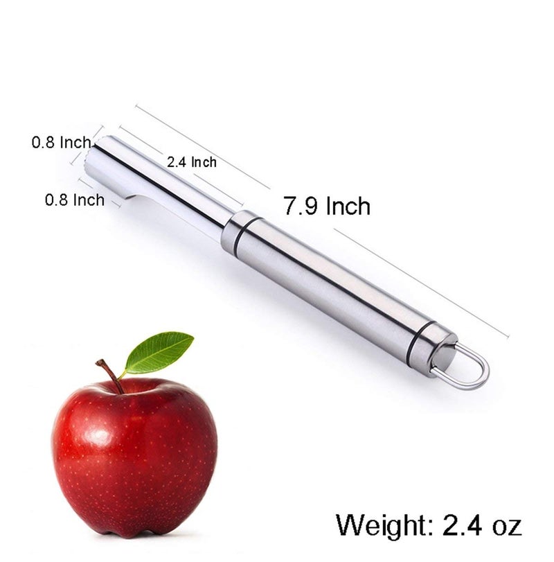 Ramkuwar with Device of R Apple Corer Stainless Steel, Core Remover for Apple and Pear, Kitchen Gadget Dishwasher Safe - Image 5