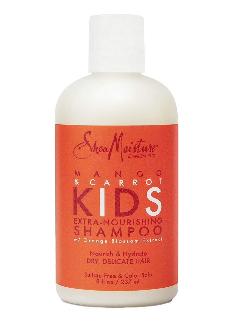 shea brand Mango And Carrot Extra-Nourishing Shampoo 237ml  - Image 1