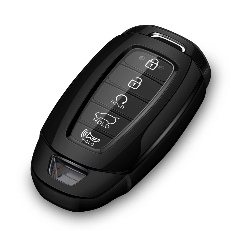 Tengare Car Key Fob Cover Compatible with Hyundai Key Case Protector Keychain Holder