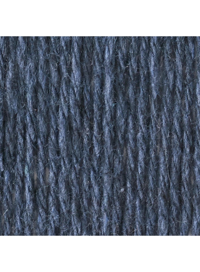 Lily Sugar 'N Cream The Original Solid Yarn, 2.5oz, Medium 4 Gauge, 100% Cotton - Indigo - Machine Wash & Dry - Image 2
